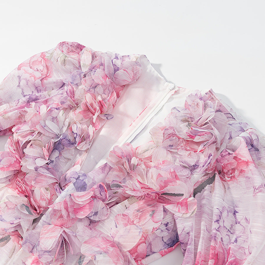 Women’s Floral Chiffon Dress