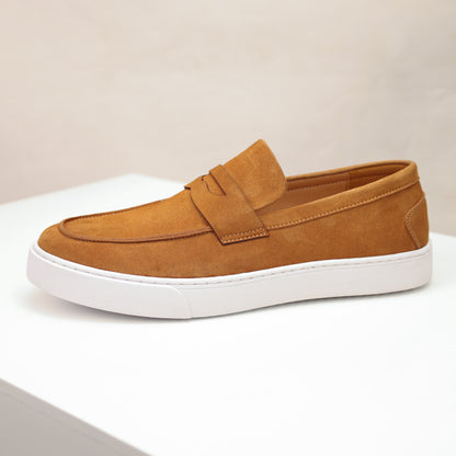 Men’s Breathable Suede Slip-On Loafers