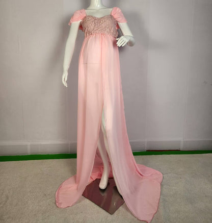 Women’s Chiffon Maternity Photography Maxi Dress