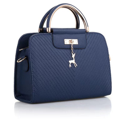 Women’s Solid Color Square Crossbody Bag