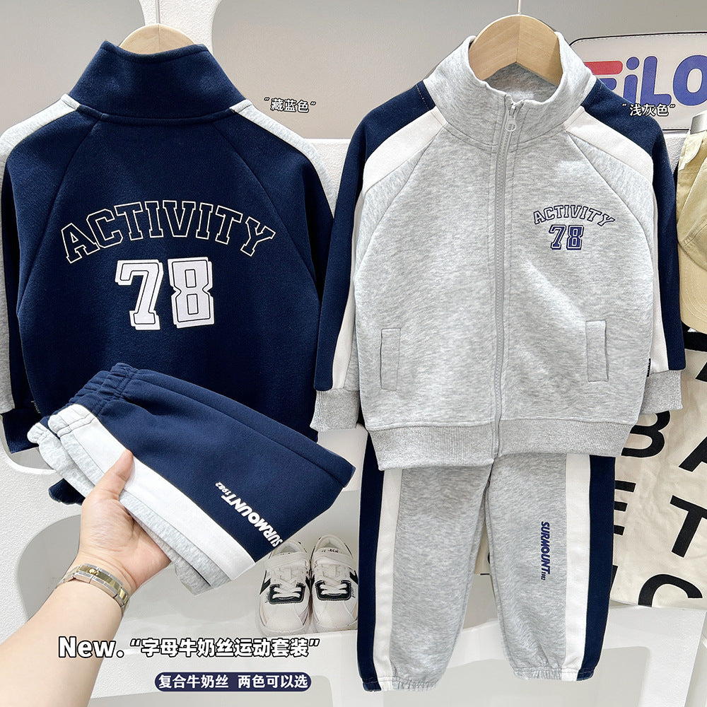 Boys’ Korean Style Sportswear Set