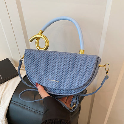 Women’s Light Luxury Saddle Crossbody Bag