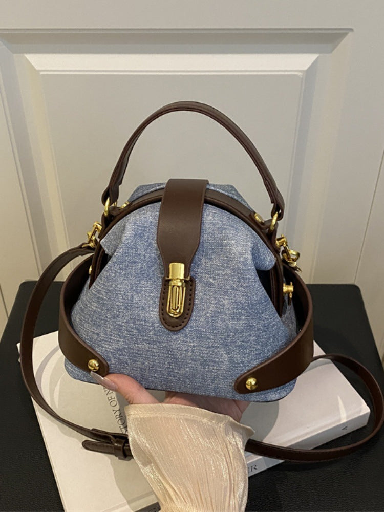 Women’s High-End Textured Crossbody Shoulder Bag
