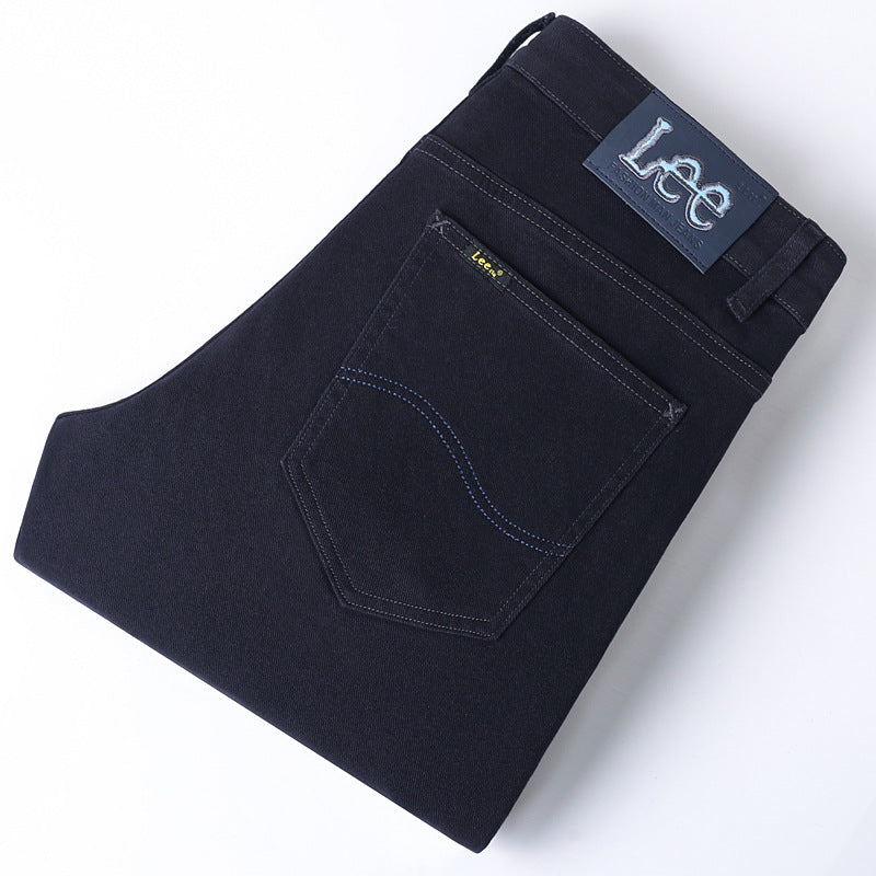 Men’s Thick Stretch Straight-Leg Jeans