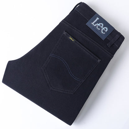 Men’s Thick Stretch Straight-Leg Jeans