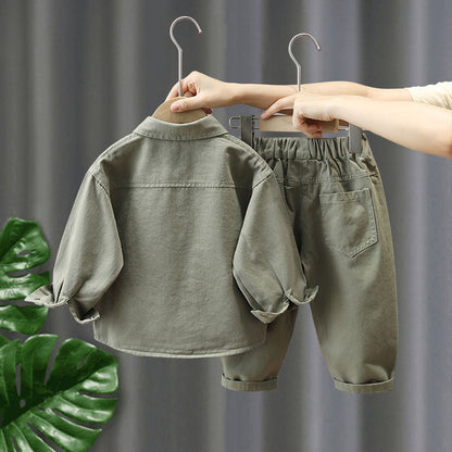 Boys’ Jacket & Trousers Two-Piece Set