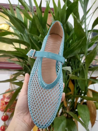 Women’s Breathable Mesh Mary Jane Flats