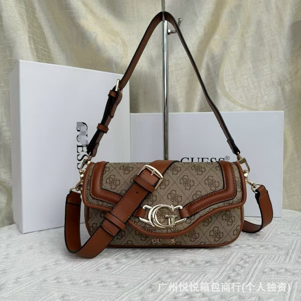 Women’s Printed Patchwork Crossbody Handbag