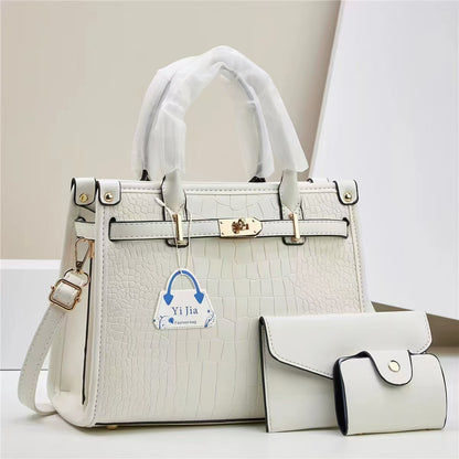 Women’s Macaron 3-Piece Handbag Set