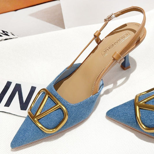 Women’s French Pointed-Toe Stiletto Heels