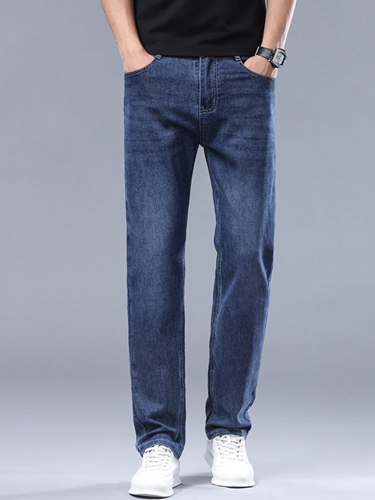 Men’s High-End Stretch Straight-Leg Casual Pants
