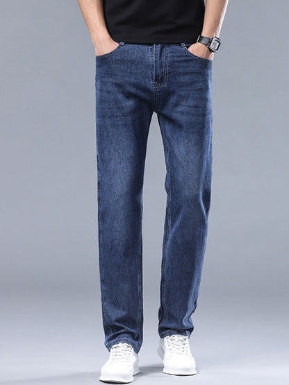 Men’s High-End Stretch Straight-Leg Casual Pants