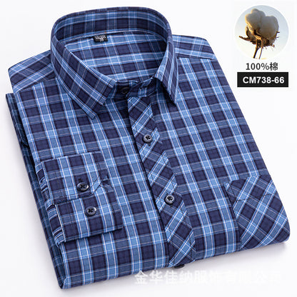 Men’s Cotton Check Casual Shirt