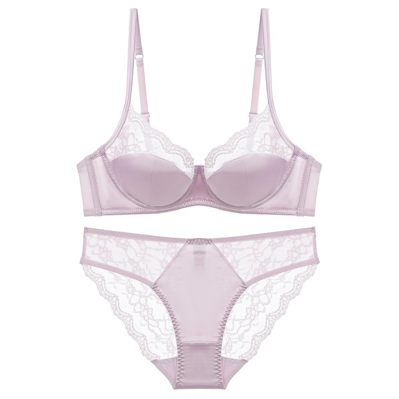 Women’s Seamless Lace Underwire Bra (Plus Size Support)