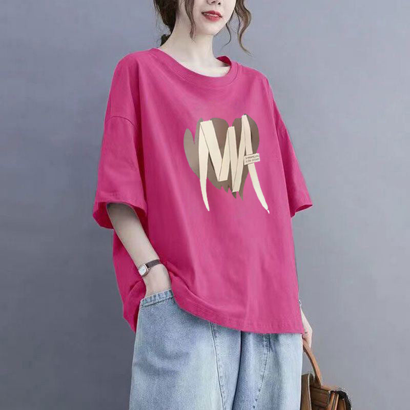 Women’s Plus Size Loose-Fit Casual T-Shirt
