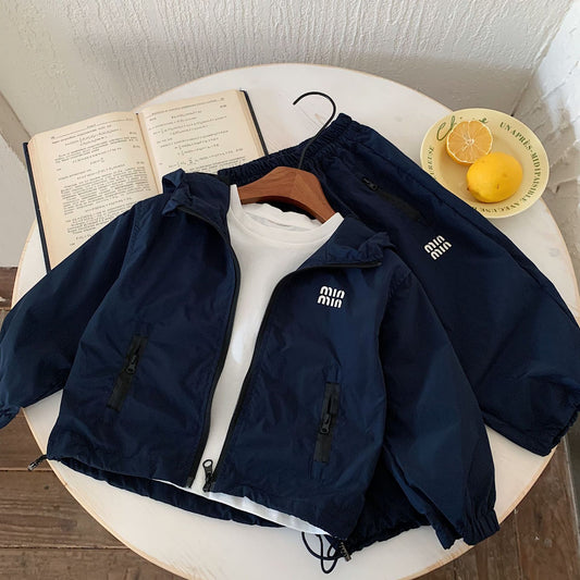 Kids’ Softshell Hooded Jacket & Pants Set