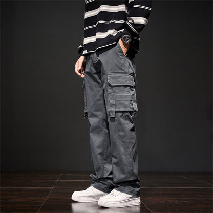 Men’s Workwear Cargo Straight-Leg Pants