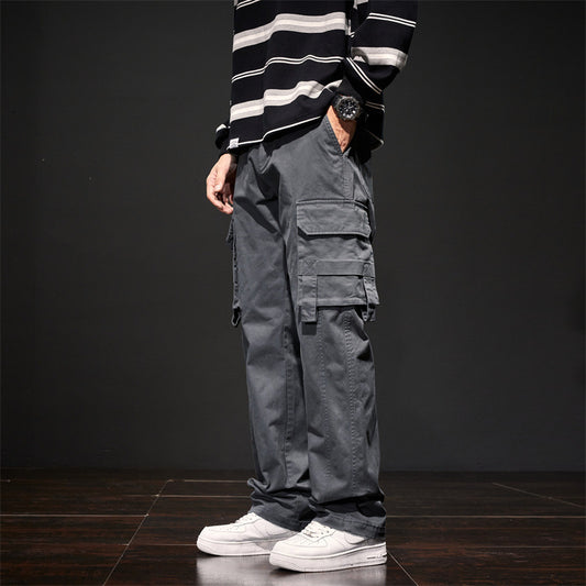 Men’s Workwear Cargo Straight-Leg Pants