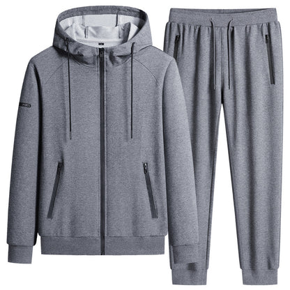 Men’s Stand Collar Cotton Sports Set