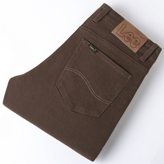 Men’s Thick Stretch Straight-Leg Jeans