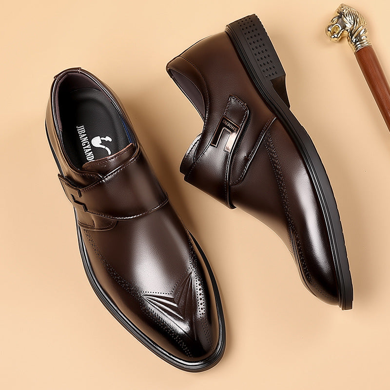 Men’s First-Layer Cowhide Business Casual Leather Shoes