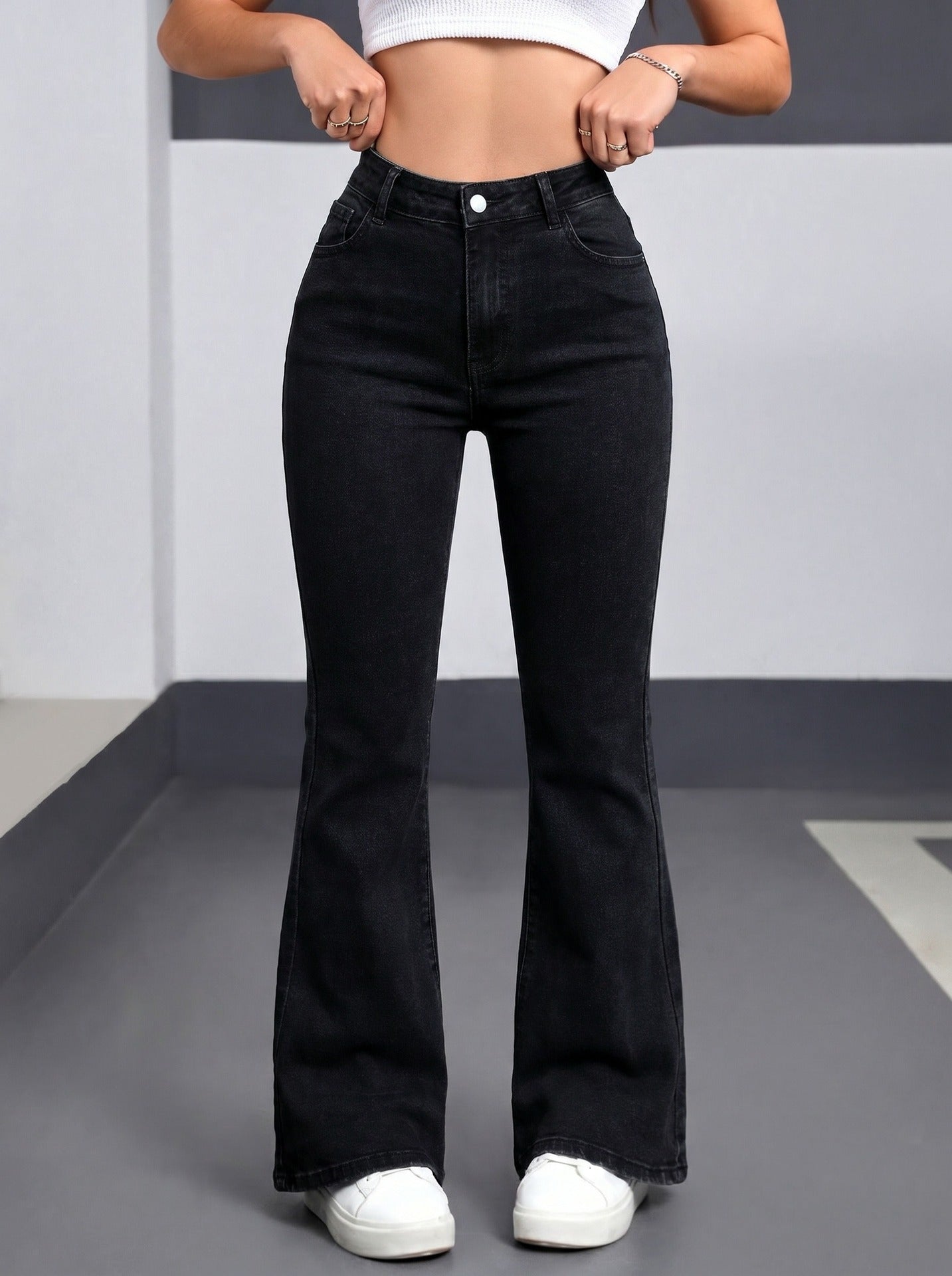 Women’s High-Waist Flared Jeans