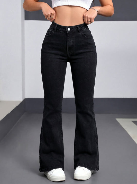 Women’s High-Waist Flared Jeans