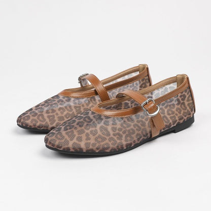 Women’s Breathable Mesh Mary Jane Flats