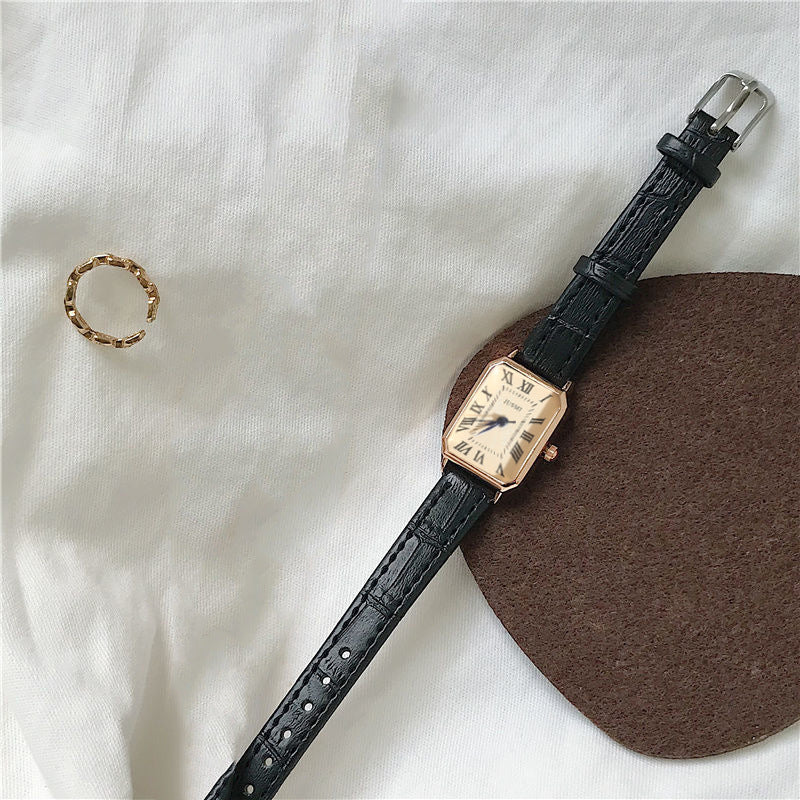 Women’s Roman Dial Square Quartz Watch