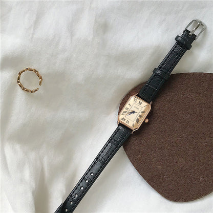 Women’s Roman Dial Square Quartz Watch