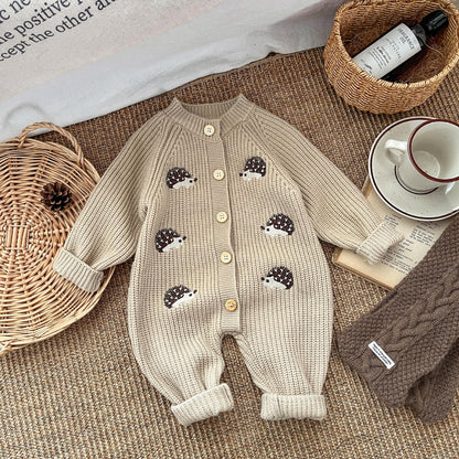 Baby Korean Style Knitted Romper Jumpsuit