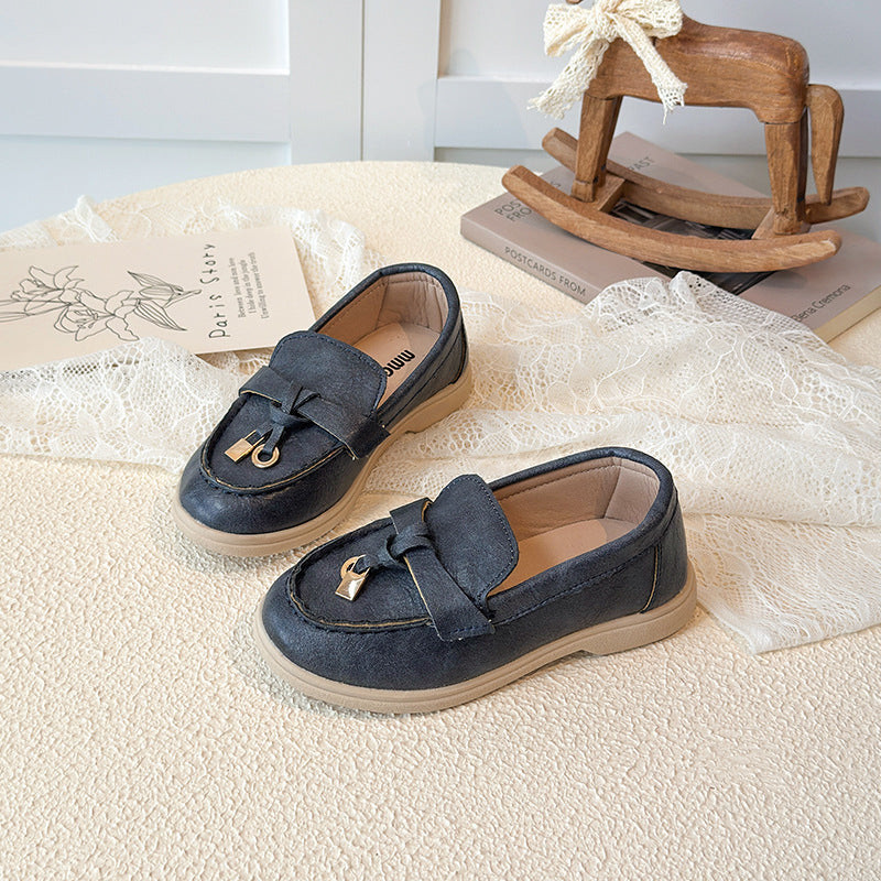 Kids’ British Style Casual Loafer Shoe