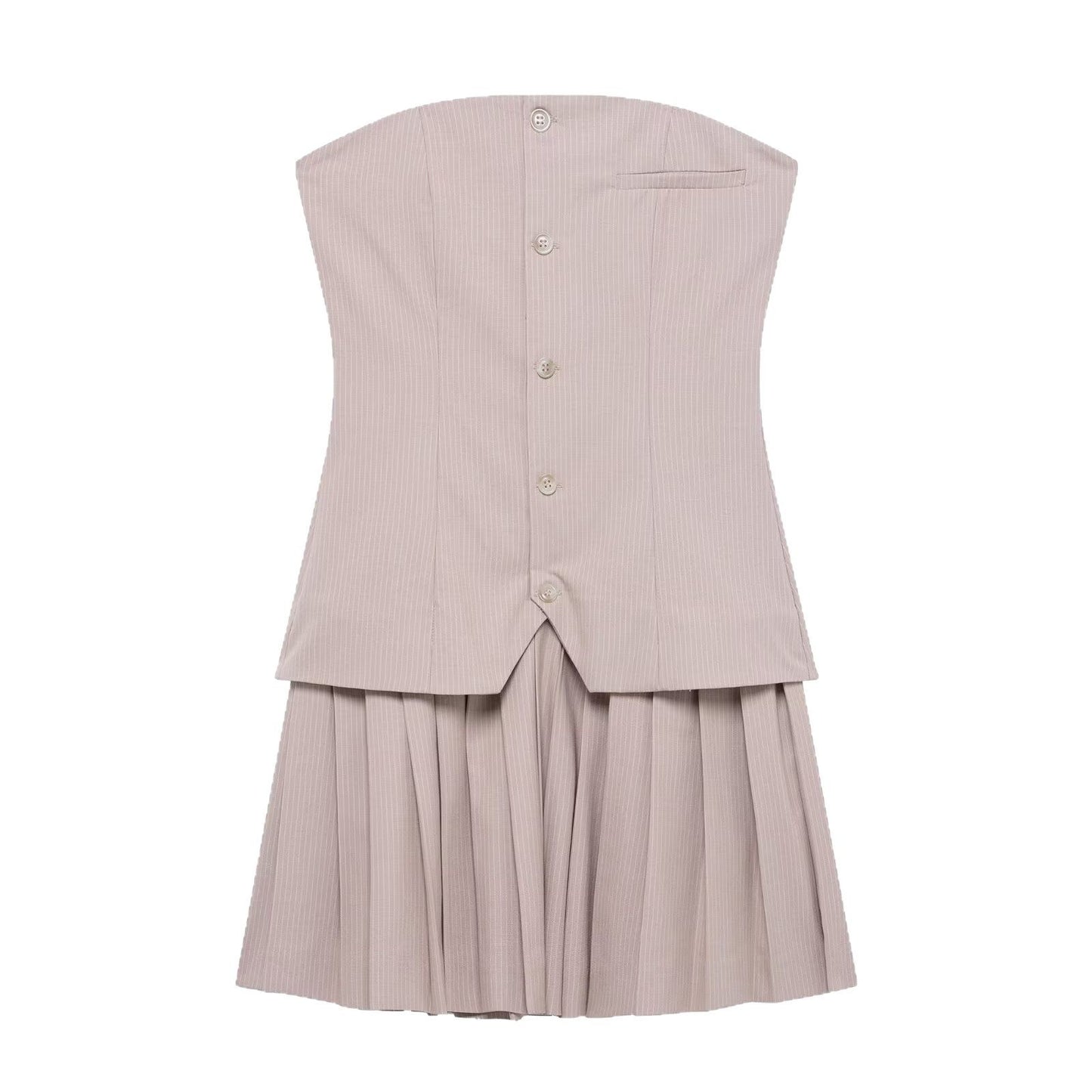 Women’s Strapless Elegant Short Dress