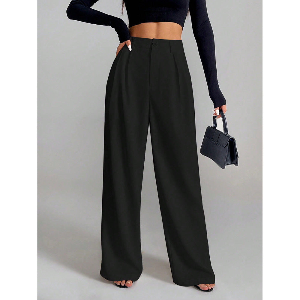 Women’s High-Waist Wide-Leg Casual Pants