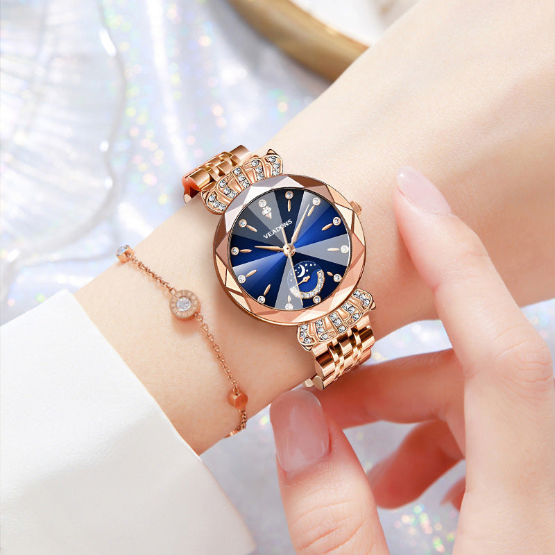 Women’s Diamond Accent Luxury Quartz Watch