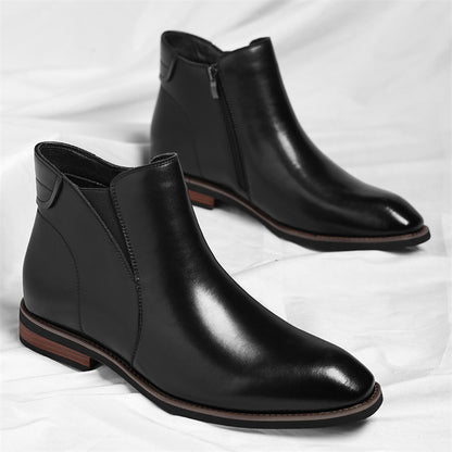 Men’s Fleece-Lined Chelsea Ankle Boots