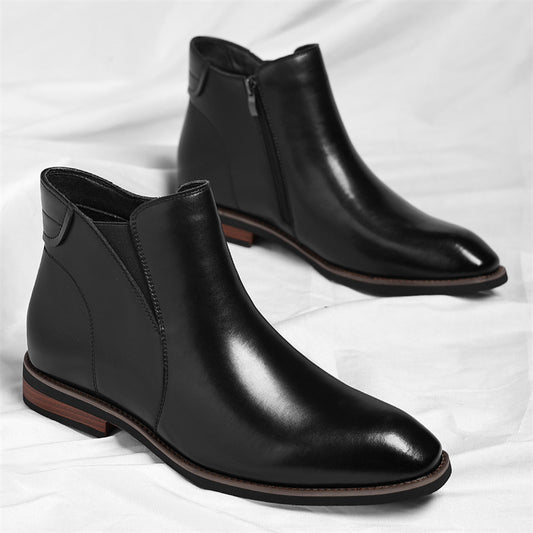 Men’s Fleece-Lined Chelsea Ankle Boots
