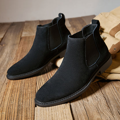 Men’s Suede Chelsea Ankle Boots