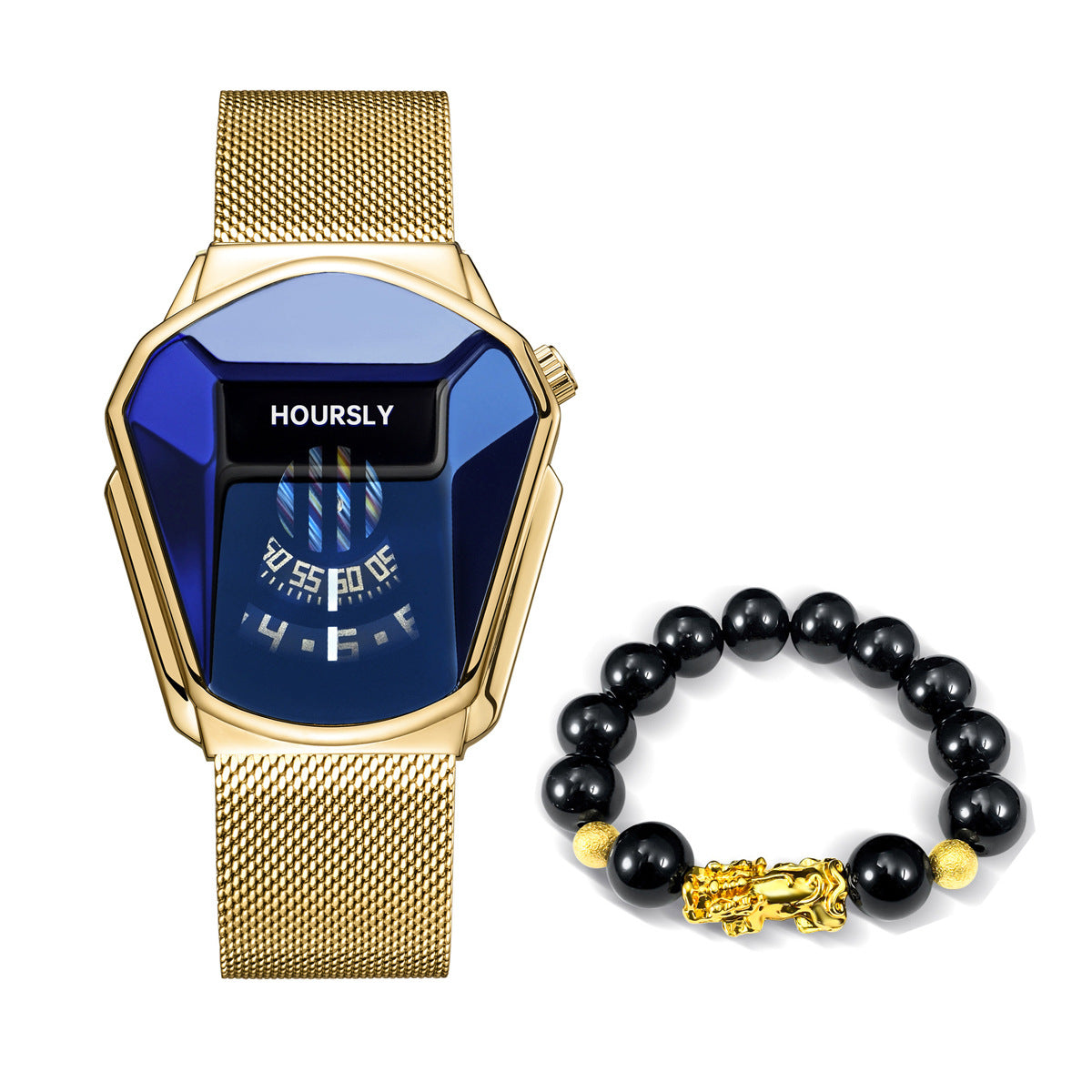 Men’s Snakehead Watch & Pixiu Bracelet Set