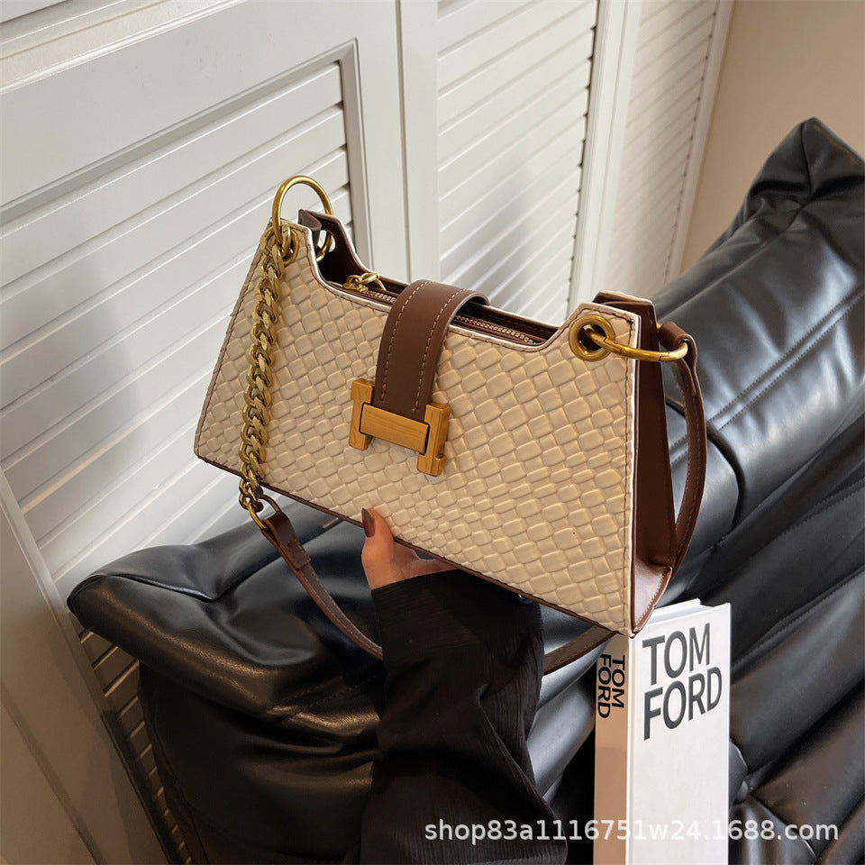 Women’s Metal Buckle Small Square Crossbody Bag