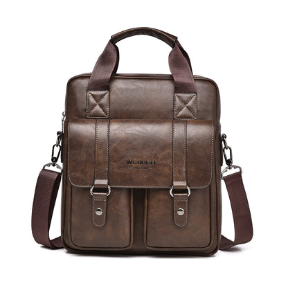 Men’s Business Crossbody Laptop Briefcase