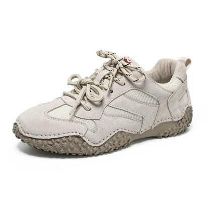 Unisex Genuine Leather Outdoor Casual Sneakers