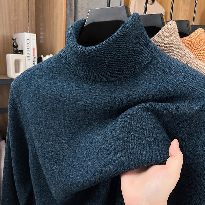Men’s Wool Thick Turtleneck Sweater