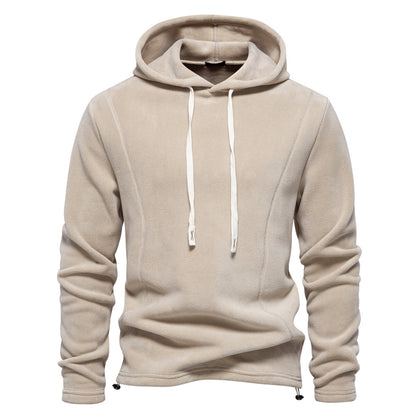 Men’s Half-Zip Fleece Stand Collar Sweatshirt