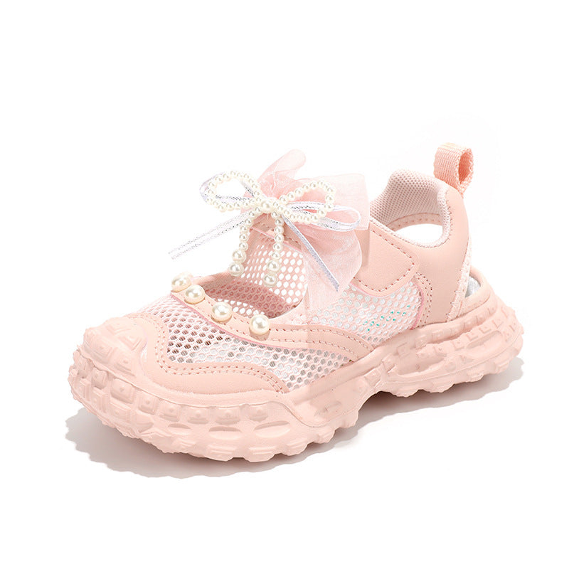 Girls’ Breathable Mesh Beach Sandals