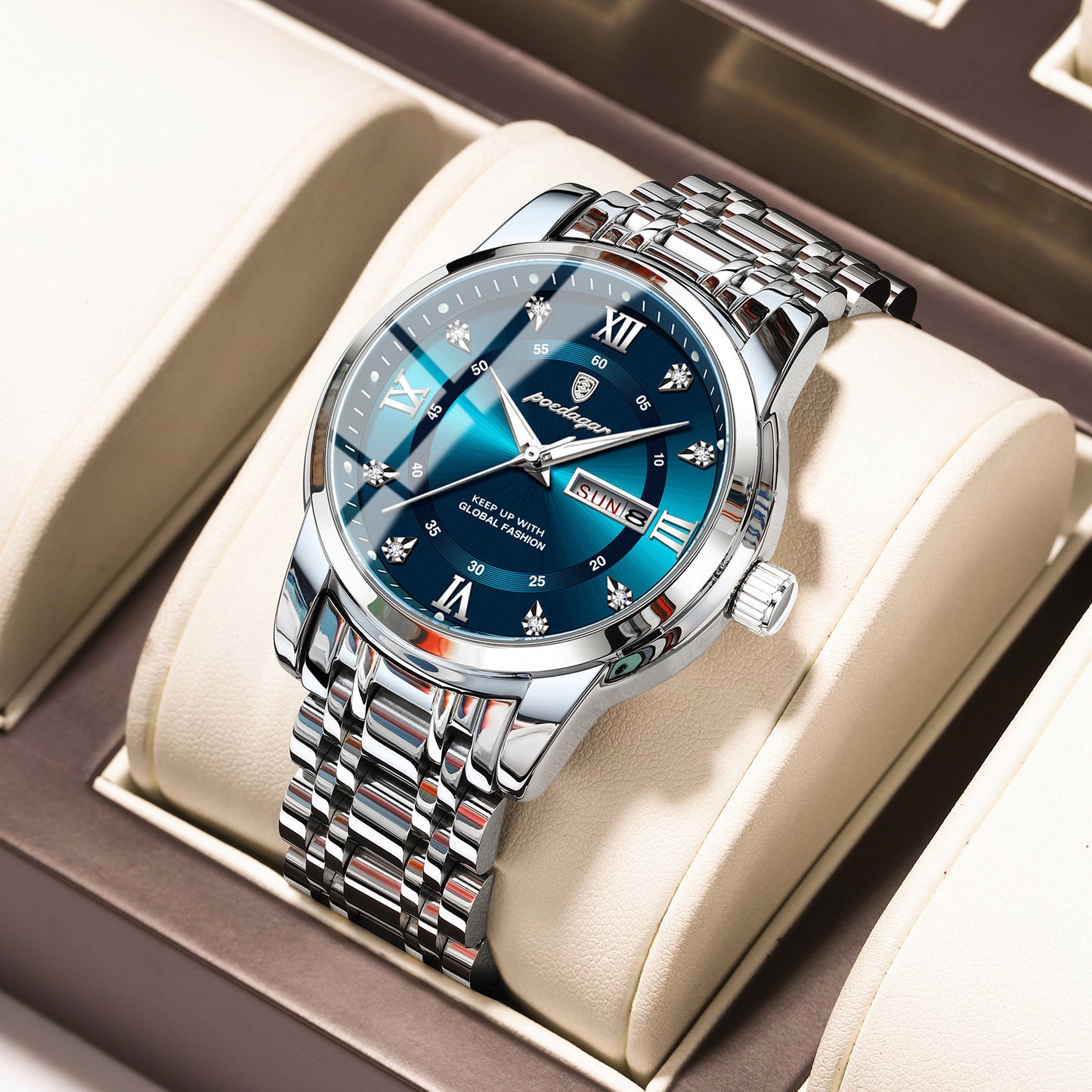 Men’s Waterproof Luminous Quartz Watch