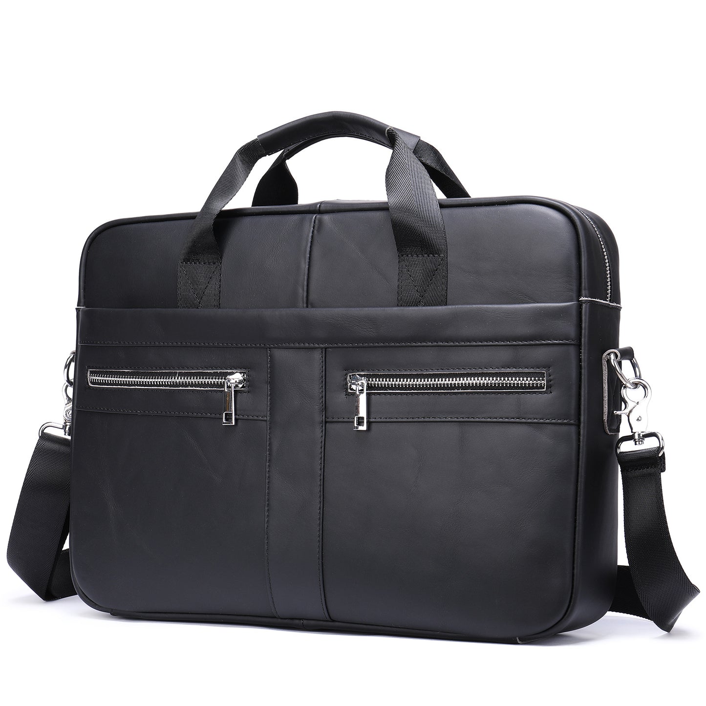 Men’s Genuine Leather Business Briefcase (14-Inch)