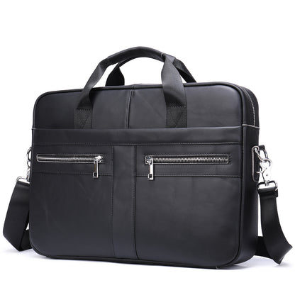 Men’s Genuine Leather Business Briefcase (14-Inch)