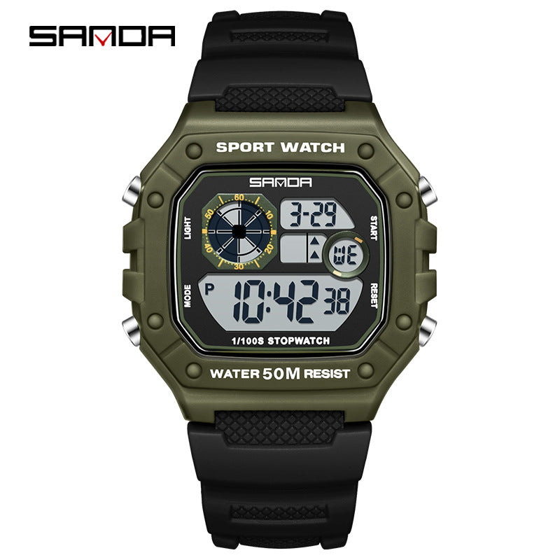 SANDA Multifunction Digital Sports Watch