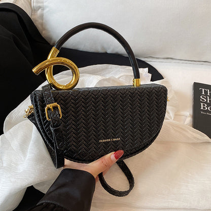 Women’s Light Luxury Saddle Crossbody Bag